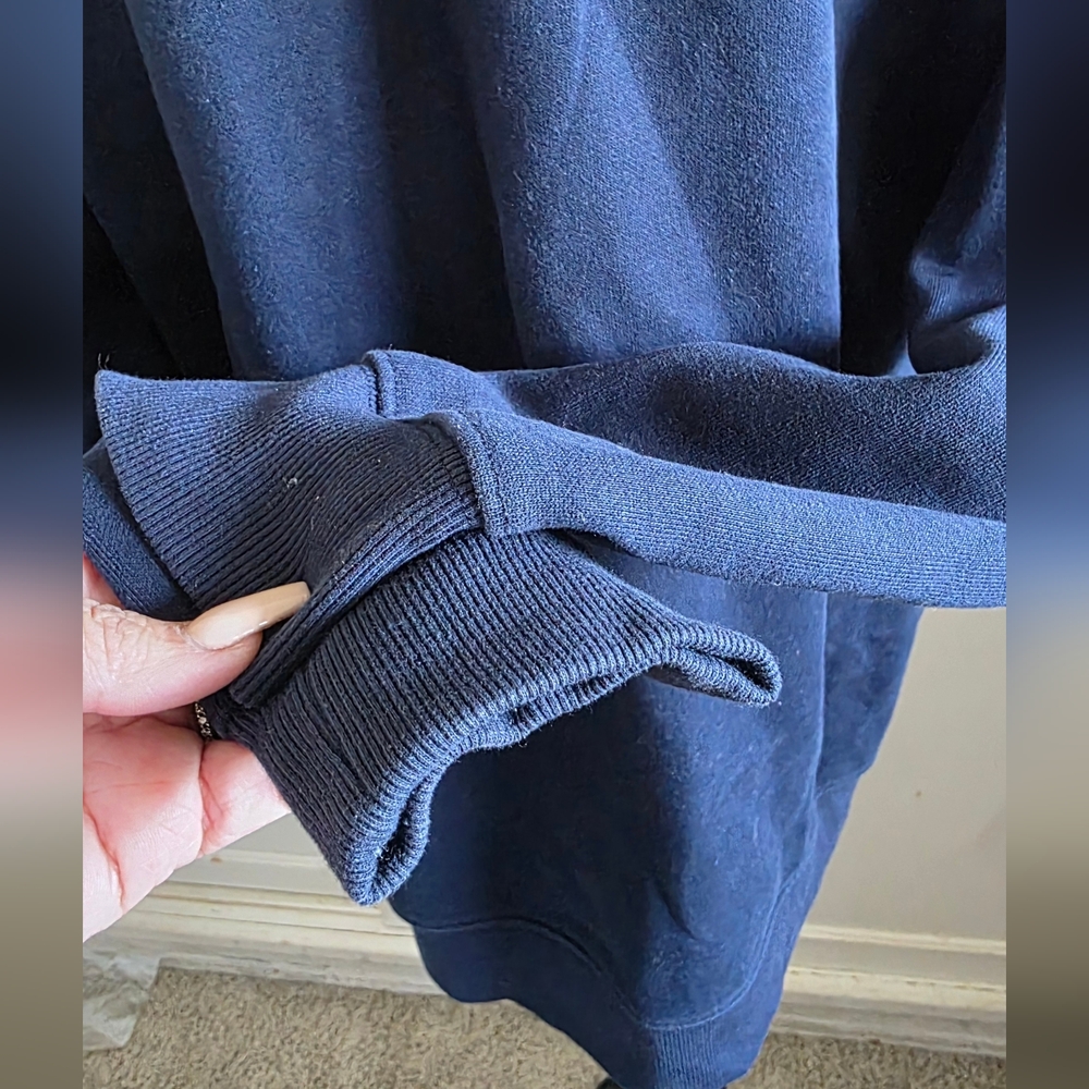 Columbia Navy Blue Pullover Sweatshirt Size XL - Picture 8 of 9